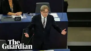 Brexit coordinator Guy Verhofstadt gives news conference &ndash; watch live
