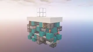 INSANELY SMALL 2x2 Glass Hipster Door - 192 BLOCKS [NO OBSERVERS]