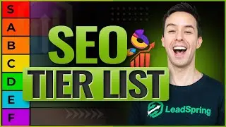 SEO Profession Tier List - Ranking the Entire SEO Industry