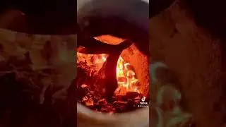 Wood chip gasification.