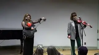 Cassie and Maggie MacDonald at The Lyceum  18 December 2023 2 of 2