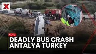 Turkey Bus Crash Live: 9 Killed And 26 Injured In Deadly bus crash in Antalya Turkey | NewsX World