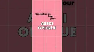Illustrator : Conception de Logo Ab&eacute;di Optique #motiodesign  #graphic #graphicdesign #adobe