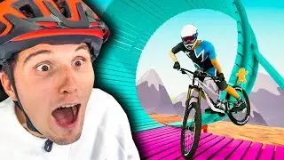 Der FAHRRAD Simulator CARTOON Looping!