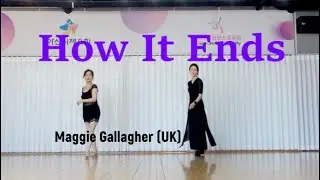 How It Ends Linedance demo Intermediate @ARDONG linedance #아라동 #ARADONG