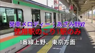 尾久駅発車メロディ&発車集　激レアメロディたちと