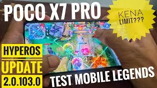 Poco X7 Pro Mobile Legends Gaming Test Update Terbaru | Rugi Kena Limit?