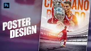 Sports Poster Design In Photoshop | Photoshop Tutorial