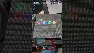 Led Display animation #sme Dehradun