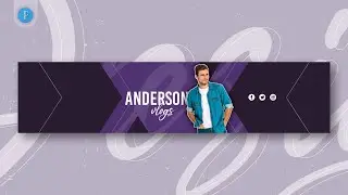 Professional and Modern Youtube Banner Design in Mobile using Pixellab