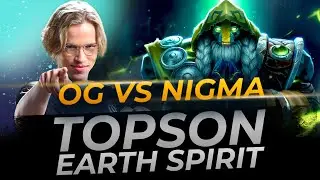 OG.Topson Earth Spirit Mid | Full Gameplay Dota 2 Replay