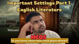 Important Settings MCQs Part 1 #cuetpgenglish #netenglish