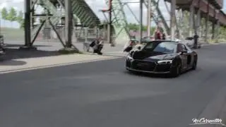 AUDI R8 V10 PLUS STOCK SOUND BY EDO COMPETITION | LOUD EXHAUST + START UP | NS CARS |