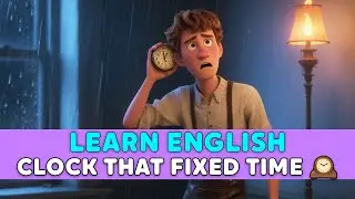 ARON AND THE CITY THAT BROKE THE CLOCK 🕰️ ENGLISH LISTENING PRACTICE | LEARN ENGLISH THROUGH STORY