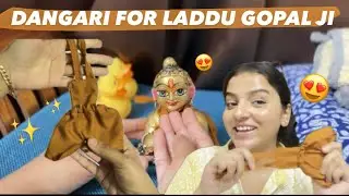HOW TO MAKE SUMMER DANGARI FOR LADDU GOPAL JI WITH EASY STEP 🙏🏻🦚| 7no laddu Gopal ji | Humarehari