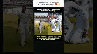 A Moment That Darren Sammy Won Millions Of Hearts ❤️ Sachin Tendulkar