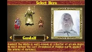 LoTR : RoTK(GBA) - Gandalf - Normal - Part 1 - Starting the wizard build