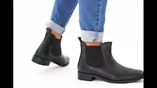 | Shuperb&trade; PIPPA Ladies Leather Chelsea Boots Black