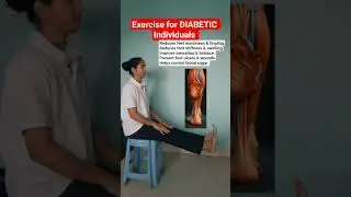 ✅Exercise for Diabetic Foot Numbness #diabeticcare #diabeticfootcare #homeexercise #physiotips