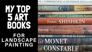 My Top 5 ART BOOKS for Landscape Painting