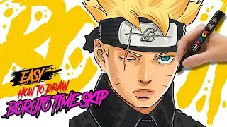 как рисовать BORUTO Таймскип