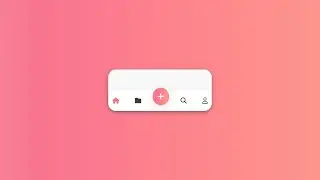 Responsive Bottom Navigation Bar Using HTML CSS & JavaScript 
