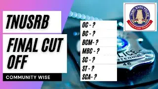 TNUSRB FINAL CUTT-OFF-2021#tnusrb#finalcutt-off2021