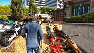 Gta V Enchanted - Micheal Just Bought a Super Bike Collection That Doesn’t EXIST Anywhere!