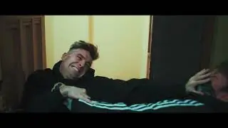 Драка на лестнице в подъезде. Previsualization from stuntmen.