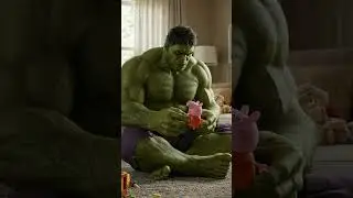 💚 Hulk Plays with Peppa Pig Doll! 🐷😆 | Funny Superhero Toy Video for Kids 🎉 #aiart  #marveldc