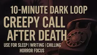 10-Minute Dark Ambience Loop &ndash; Phantom Call After Death | Horror Background Sound for Sleep or Focus