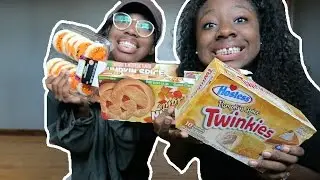 TRYING WEIRD FALL SNACKS WITH MY SISTER