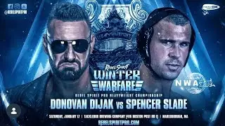 Звезда NWA Спенсер Слейд против звезды MLW Донована Дияка &mdash; Чемпионат Rebel Spirit Pro в тяжелом ...