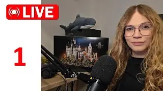 Chlo&eacute; builds lego castle - 1