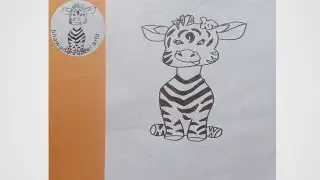 cute zebra drawing|| zebra drawing with sketches|| #bhawanasuthararts