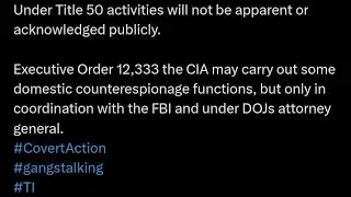 Targeting is a Covert Action .  #targetedindividuals