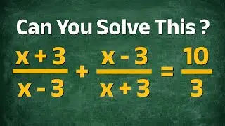 A Very SATISFYING Algebraic Solution! - SAT, ACT, GCSE Maths 