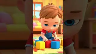 Cute Baby Builds Toy House 🏠 | 3D Toddler Cartoon | Baby Giggles & ASMR | Lala Toons