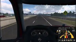 American Truck Simulator Kansas Pressure Tank Haul International Truck Deep Realism 134 km №1