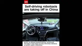 AutoX, driverless robotaxies on road.
