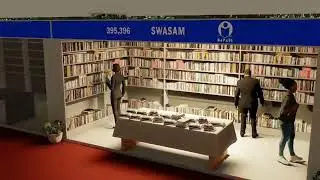 Animation for Chennai Book Fair 2025, highlighting Swasam Publications. (Advertisement purpose)