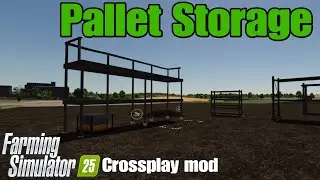 Pallet Storage / FS25 crossplay mod