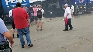 Kailey and Dad experience NitroMethan! eyes and sinuses BURNING! Funny Car Dragster startup