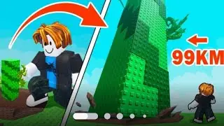 I play I play climb jump tower in grow a garden in roblox