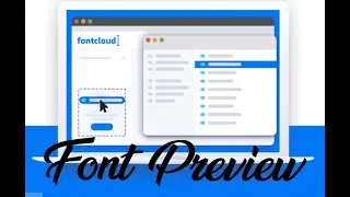 preview all your fonts using a simple tool!