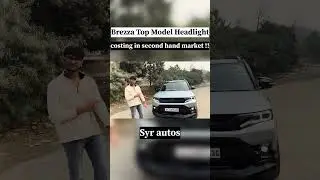 2nd hand Brezza top model headlight costing ❤️&zwj;🔥 #marutisuzukibrezza