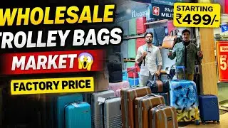Multiple Branded Bags Travel bag wholesale Price Upto 70% - 50% Off  | Trolley bag wholesale Market 