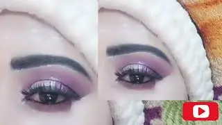 Professional Eye Makeup Like a Pro: Purple & Silver Gradient |eye makeup kaise karen