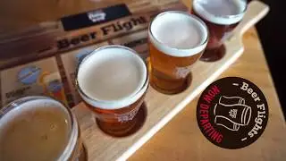 Hop on board to enjoy a beer flight