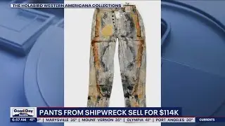 Pants from shipwreck sell for $114,000 | FOX 13 Seattle